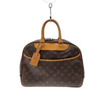 ราคา LOUIS VUITTON Handbag 2) Bowling Vanity (Deauville) _Monogram Canvas PVC Brown Stains and Direct from Japan Secondhand (51604854707)