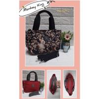 ราคา กรเป๋าทรงถือพร้อมสายสะพายMONKEY KING #629Lผ้านาโน (22316239622)