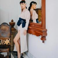 ราคา Made of fabric (Used like new) ของแท้!! Size M (6207616479)