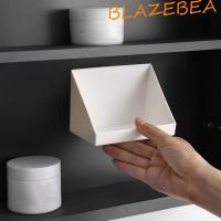 ราคา บลาซเบ กล่องเก็บของเปิดเฉียง,พลาสติกสีขาว/โปร่งใสกระจกตู้ออแกไนเซอร์,มัลติฟังก์ชั่ติดผนังพรุนฟรีกาวตนเองจิปาถะออแกไนเซอร์แต่งหน้า (40577998871)