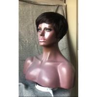 ราคา วิกผมแท้ ราคาถูก ทรงซอยสั้นเปิดหู ยาว6นิ้ว ผมแท้100% วิกผู้ป่วยคีโม ราคาถูก (998651526)