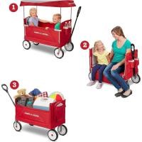 ราคา Radio Flyer 3-in-1 EZ Fold Wagon รถลากของเล่น (27413479113)