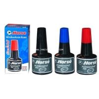 ราคา หมึกเติมแท่นประทับ หมึกกันน้ำ 30 ซีซี. ตราม้า (673705985)