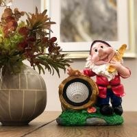 ราคา ไฟตุ๊กตาโซล่าเซลล์ ประดับสวน คนแคระ 1 LED (แสง : ขาว) โคมไฟพลังแสงอาทิตย์ ไฟโซล่าเซลล์ (4761622315)