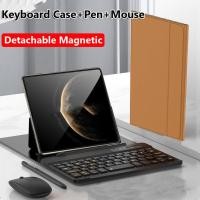 ราคา เคสคีย์บอร์ดสําหรับ Honor Magic V3 MagicV3 Vs3c V2 RSR Magic Vs Ultimate V Vs2 แม่เหล็กพับขาตั้งหนังคีย์บอร์ดไร้สายบลูทูธพร้อมปากกาสไตลัสและเมาส์ (43465660791)