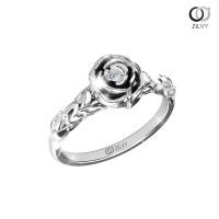ราคา Zilvy - แหวนหญิงเพชรน้ำร้อย 0.03 กะรัต (GR674) (11565158567)