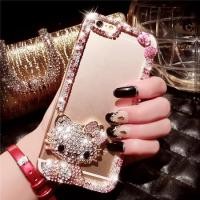 ราคา Samsung Galaxy S23 FE Plus Ultra Note 20 Ultra Note 10 S10 Lite Plus 9 เคสโทรศัพท์ ลายการ์ตูนหมี & คิตตี้ เพชร (2365168912)