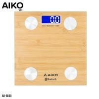 ราคา AIKO AK-8030 เครื่องชั่งน้ำหนัก Digital ชาร์จไฟ เชื่อมต่อแอปพลิเคชั่นวิเคราะห์ค่าร่างกายได้ (25070324131)