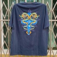 ราคา เสื้อยืดมือสอง ( ลายมังกรคู่ ) (41201970878)