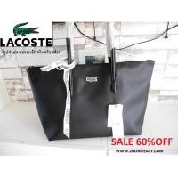 ราคา กระเป๋า Lacoste Shopper Bag สะพายไหล่ สีดำ แท้ ชนชอป ออสเตเรีย 2017 พร้อมส่ง ที่ไทย (389918734)