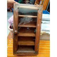 ราคา ตู้โชว์ ตู้วางของ แขวนผนัง ทรงตรงขนาด สูง 42 ซ.ม (3180611525)