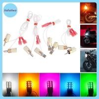 ราคา Ha 2 ชิ้นรถจักรยานยนต์จักรยาน T10 Led W5W Dual สีด้านข้าง Drl ไฟเลี้ยวหลอดไฟ Amber VN (46254515082)