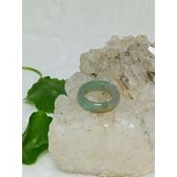 ราคา แหวนหยกพม่าแท้ % สีเขียวแต้มนำ้ตาลเนื้อวุ้นใส (41707064230)