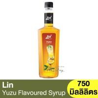 ราคา ลิน ไซรัป น้ำเชื่อมกลิ่นส้มยูซุ 750 มิลลิลิตร Lin Yuzu Premium Flavoured Syrup 750 ml. / ไซรัปยูซุ (23119510737)