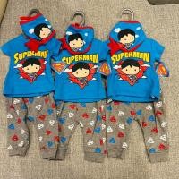 ราคา Superman ชุดเซต 3 ชิ้น เสื้อ + กางเกง + ผ้ากันเปื้อน (23484619284)