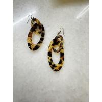 ราคา Lovisa Tortoiseshell Oval Link Drop ต่างหู (55751803670)