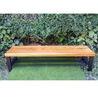 ราคา MPT2Wood-Steel เก้าอี้ม้านั่งยาว ก30xย120xส35ซม (1ชุด) ท๊อปไม้ธรรมชาติ ไม้เนื้อแข็ง แต่งขอบตรง ขาเหล็ก ใช้งานภายนอกได้ (17814140457)