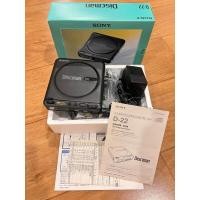 ราคา เครื่องเล่นcd วินเทจ Sony Discman D-22 สีดำ ของแท้ สภาพดีมาก ฝาหน้าเป็นโลหะ พกพา ยกกล่อง made in japan (42911882533)