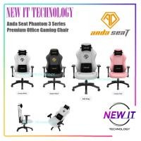 ราคา Anda Seat Phantom 3 L 165-180CM 90KG & XL 170-200CM 150KG Series Premium Pvc Leather & Linen Fabric Office Gaming Chair (55352269232)