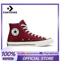ราคา 【100%Original】Converse Run Star รองเท้าผ้าใบหุ้มข้อทรงสูง สีไวน์ แดง ขาว ดำ สำหรับทุกเพศ 162051C (28660810225)