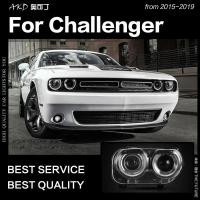 ราคา Car Styling for Dodge Challenger Headlights 2015-2019 New Challenger LED Headlight led Signal Drl Bi Xenon Auto Accesso (25218943446)