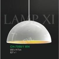 ราคา โคมไฟห้อยเพดาน CH-7088/1 BK/WH (28764846430)