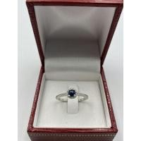 ราคา แหวนไพลิน เงินแท้ 925 ชุบทองคำขาว (9799001299)