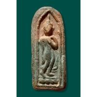 ราคา พระลีลา เนื้อดิน สีทูโทน หลังยันต์ มีปีสร้าง 2511 ไม่ทราบที่ เนื้อหาตามภาพ สวยเก่า (21268429383)