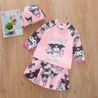 ราคา ทูกิเบบี้ บิกินี่ 2 ชิ้นสําหรับเด็กผู้หญิงลายคุโรมิและหมวกชุดว่ายน้ํา 2 ชิ้นเซ็กซี่สําหรับเด็กผู้หญิงชุดว่ายน้ําสําหรับเด็กทารก (28011107244)