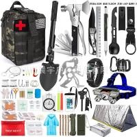 ราคา Outdoor Camping Survival Gear Survival Tool Set Camping Hiking Multi-Functional Emergency Tactical Bag (52204887674)