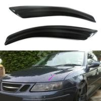ราคา Headlight Eyebrow Headlamp Eyelid Trim For Saab 9-3 2002-2007 Carbon Fiber/Fiberglass Front Head Li (43828354819)