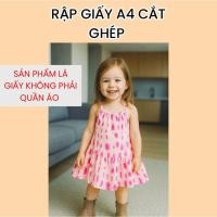 ราคา เดรสหางปลา 2 สายผ่ากระดาษ ก4 ของเด็กหญิง - หนึ่ง144 (27493659298)