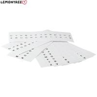ราคา LEMONTREE Sticky Tabs, Self-Adhesive White Index Tabs, ตัวอักษรโปร่งใส 208PCS AZ Book Tabs สมุดบันทึก (46604869130)