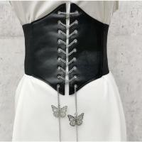 ราคา *พร้อมส่ง* เข็มขัดคอร์เซ็ทหนัง PU สีดำ ตรงปก (23406111275)