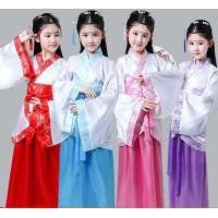ราคา ชุดกิโมโนจีนแบบดั้งเดิม ชุดคลุมผ้าไหมจีนสำหรับเด็กผู้หญิง ชุดแฟนซีวินเทจสำหรับนักเรียน ชุดเต้นรำฮันฟ (27638732851)