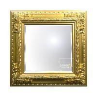 ราคา Bangkokframe-กรอบรูป-กรอบหลุยส์สีทองวาว-กรอบกระจกเงา-กรอบหลุยส์กระจกเงาเจียปลี กระจกขนาด 20x20นิ้ว สั่งทำได้ทุกขนาด (7390960539)