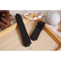 ราคา สายนาฬิกา Oris Aquis หนังวัวฟอกฝาด Buttero สีดำ (28710834284)