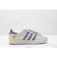 ราคา 2026Adidas Originals Superstar ผู้ชายผู้หญิงรองเท้าเชลล์รองเท้าลําลองรองเท้าสีขาวกีฬารองเท้าผ้าใบ Soft Sole Anti-slip Grip Jogging สบาย All-match Simple ALMU (45704444685)