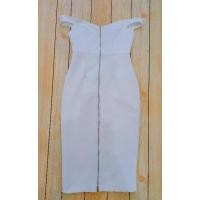 ราคา เดรสปาดไหล่สีขาว ป้าย Nittaya Size S (28961935033)