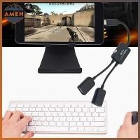 ราคา Technicolorepic Micro USB/Type C ถึง 2 OTG Dual Port HUB Cable Y Splitter สําหรับแท็บเล็ต PC Android Adapter Converter TEC (53153600674)