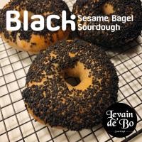 ราคา Black sesame sourdough bagels (ขนมปังเบเกิลหน้างาดำจากยีสต์ธรรมชาติผสมแป้งไรย์) (42819778307)