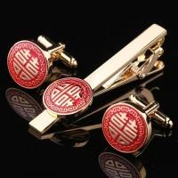 ราคา 婚礼领带夹结婚袖钉新郎西服袖扣高档男士红色喜字西装纽扣袖口钉1.23Wedd Tie Clip Wedd Cufflinks Groom Suit Cufflinks High-end Men's Red Double Happiness Suit Buttons Cufflinks 1 (46955174563)