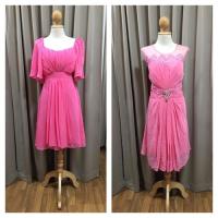 ราคา ชุดราตรีสั้น Big Size สีชมพู เข้ม (มือสอง) (29901587013)