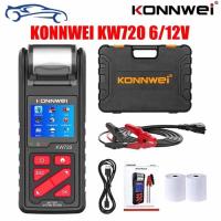 ราคา 2024 New KONNWEI KW720 KW 720 6V/12V/24V Battery Tester Motorcycle Car Truck Battery Analyzer With (50554613687)