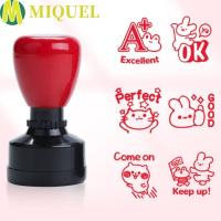 ราคา MIQUEL ครูรีวิวแสตมป์, DIY Self Inking Encouraging Reviews Stamp, Cute Positive Review Comments Time Saving นักเรียนรางวัลแสตมป์ผู้ปกครอง (50404878700)