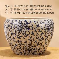 ราคา คลาสสิกสไตล์นอร์ดิกกระถางดอกไม้เซรามิกขนาดใหญ่ในร่มกลางแจ้งชั้น ฉ่ํา พืชสีเขียวกระถางขนาดใหญ่พิเศษลํากล้อง (47555327895)