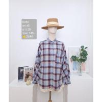 ราคา เสื้อลายสก็อต เสื้อมือสอง ZARA (24760936856)