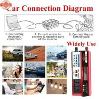 ราคา ตัวแปลงไฟฟ้า12v220v อินเวอร์เตอร์12v อินวอเตอร์12v 220 เครื่องแปลงไฟ220v หม้อแปลงไฟ 220v to 12v ตัวแปลงไฟ 4 USB อินเวอร์ (43167674365)