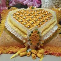 ราคา หมอนงานบวช หมอนสี่เหลี่ยมงานบวช หมอนกองบวช หมอนกฐิน หมอนมงคล สี่เหลี่ยม ขนาด21*27 นิ้ว ใบละ 1200 บาท (2804444243)