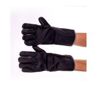 ราคา ถุงมือหนังดับเพลิงหนังชามัวร์สีดำ (17293887144)